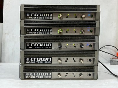 Crown Macro-Tech Ma 5000i 2Ch Power Amp 2500W #159 (PAIR