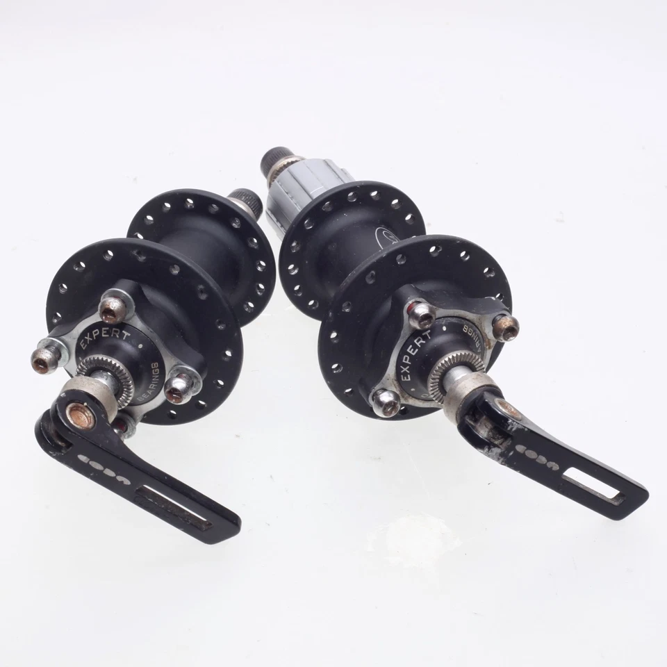 复古 Cannondale Coda Expert 4 螺栓盘山地车轮毂套件 135/100 毫米带 QR 斜挎包 — 第 3/4 张图片