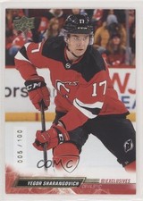 2022-23 Upper Deck Series 1 UD Exclusives 5/100 Yegor Sharangovich #112 um0