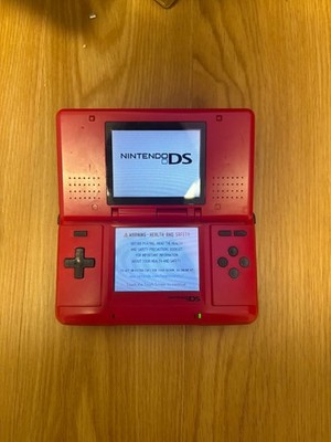 Nintendo DS Mario Red Handheld System - Great Condition! - TESTED AND WORKING!