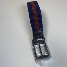 Boston Scott Golf Mens Stretch Woven Braided Navy Belt 1 3/8 Golf Pants NEW