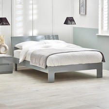 Image of Julian Bowen Manhattan Bed 135Cm, Grey