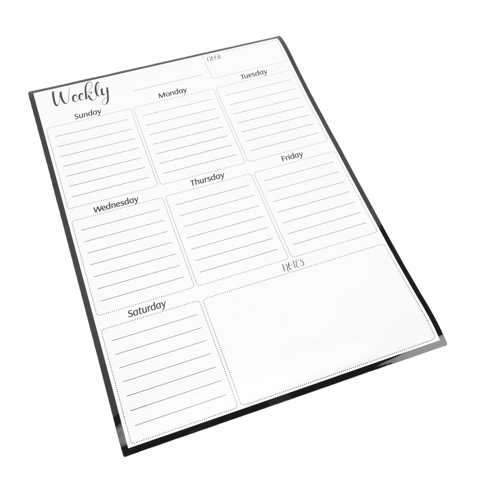 Magnet Weekly Planner Compact Space-Saving For Home Office Easy To Use