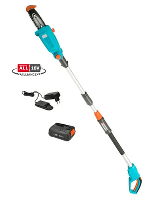 GARDENA AKKU-TELESKOP-HOCHENTASTER KETTENSÄGE TCS 20/18V P4A READY-TO-USE 14770