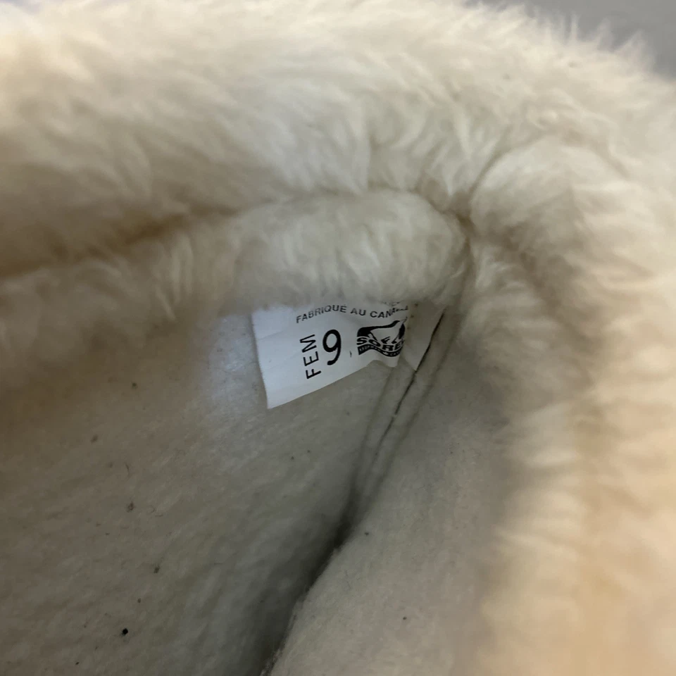 Cabela's Sorel Women's Size 9 Nylon & Rubber Boots Fleece Lined Blue Black Nice - Image 3 of 4