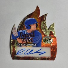 1/1 2026 Leaf Metal Draft Edition Roch Cholowsky Gold Super Prismatic Auto