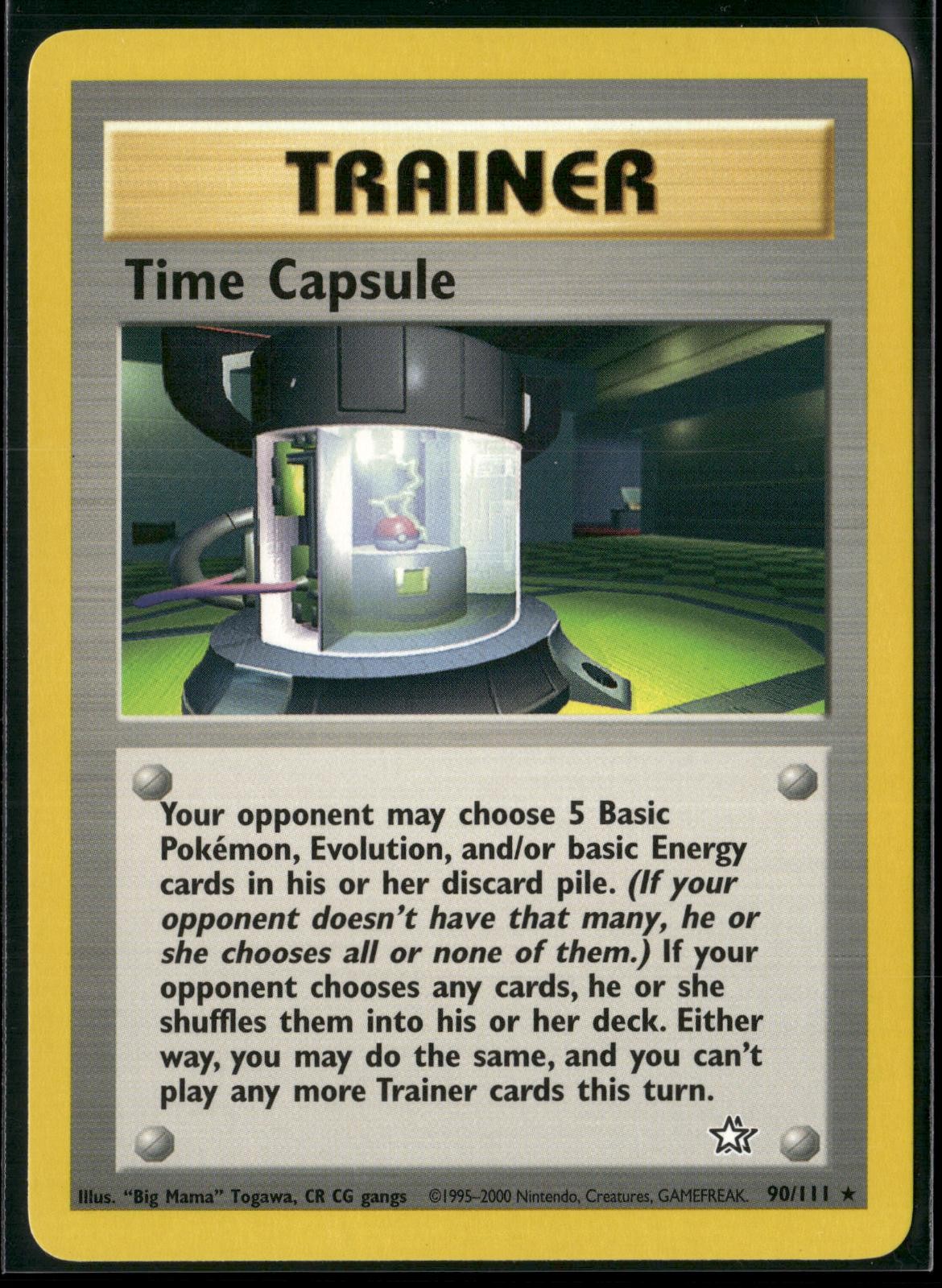 Time Capsule 90/111 Rare Neo Genesis Pokemon Near Mint