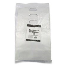 Handcraft Supplies 5L Stand-Up Wine Pouch Reusable Fridge Safe With Tap