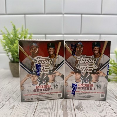 2026 Topps Series 1 Baseball 2 Box Lot Factory Sealed 30 Packs 420 Cards
