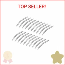 uxcell 22mm Curved Spring Bar Pins 1.8mm Dia Stainless Steel Double Flanged End 
