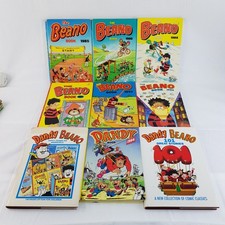 9 The Beano and The Dandy Annuals and Comic Collections 1980s 1990s Books
