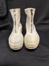 Rick Owen’s DRKSHDW Zip Front Sneakers-EU 38/US Women’s 7.5/white In Color