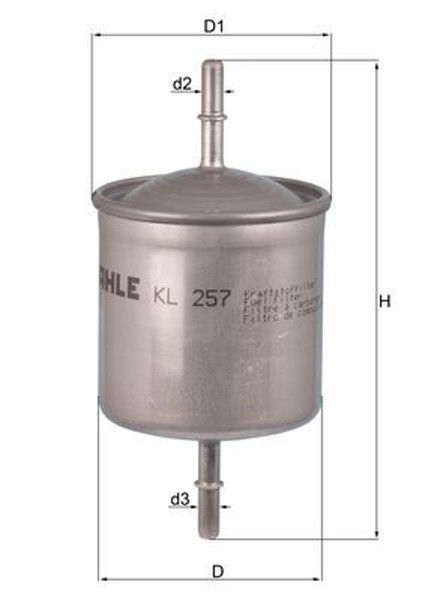Kraftstofffilter Mahle Kl 257 Leitungsfilter FüR S80 XC60 XC90 384 285 S60 275 1-image