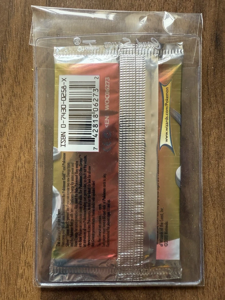 Pokemon TCG Neo Genesis Unlimited Booster Pack, New, Sealed - Image 2 of 2