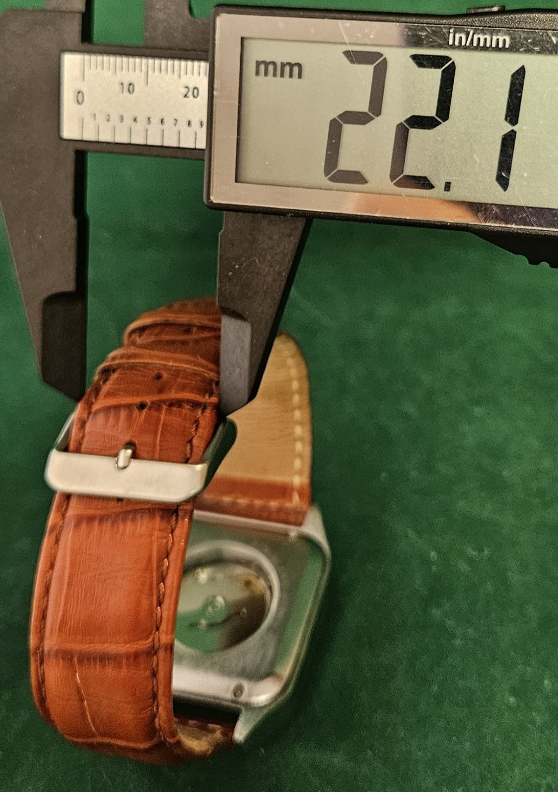 Jaragar Square Silver Automatic Skeleton Watch Mo… - image 10