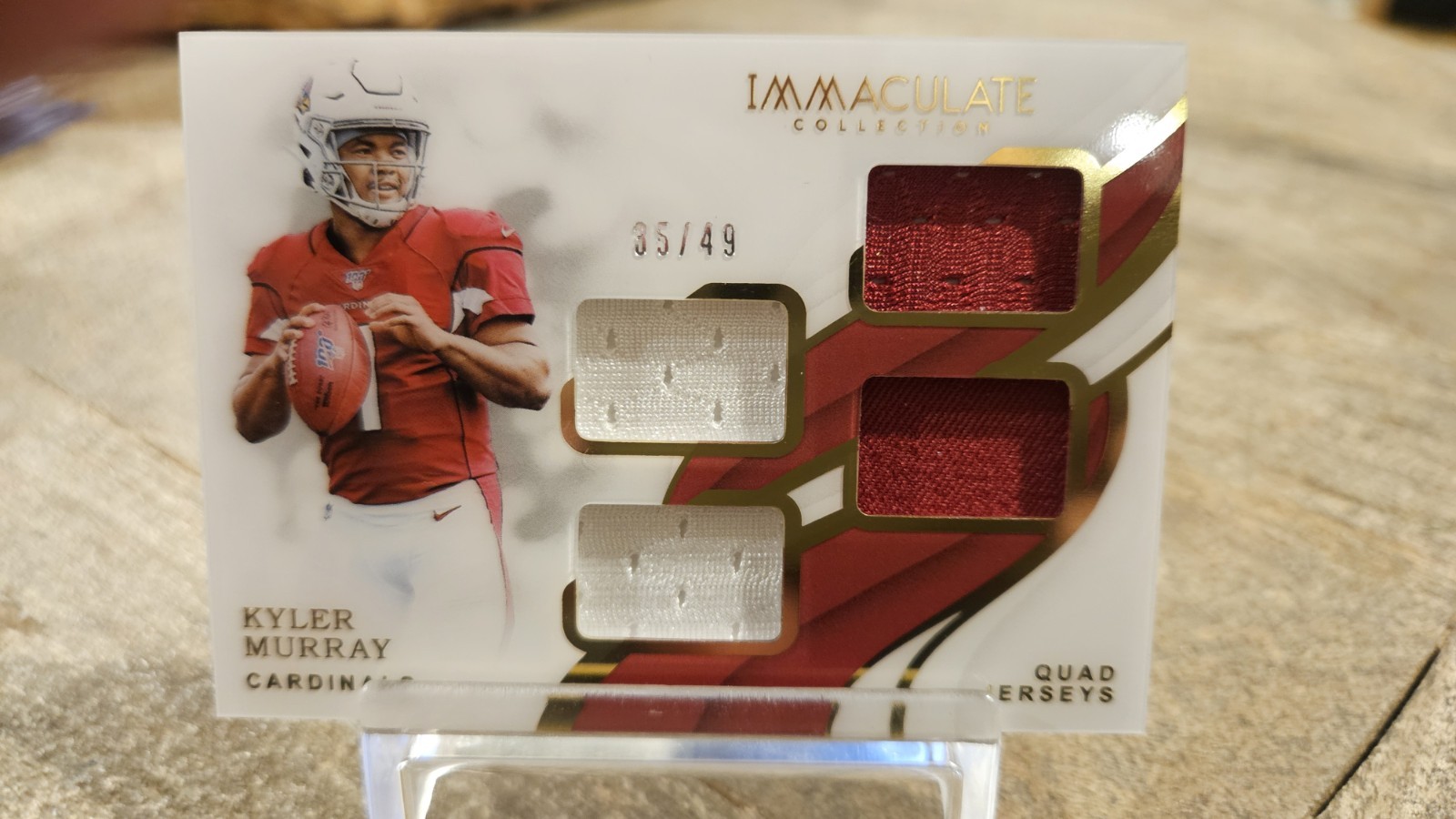 Kyler Murray Panini Immaculate Collection Immaculate Quad Jerseys #IQJ1 Base