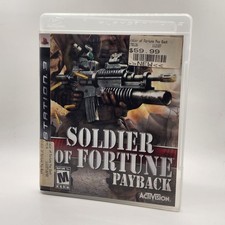 Soldier of Fortune Payback PS3 Sony PlayStation 3 Complete