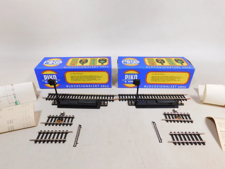 2x Piko VEB DDR Sonneberg H0 DC 6866 Blocksignalset Signale 16V ac OVP #DX500-1 - Bild 3 von 4