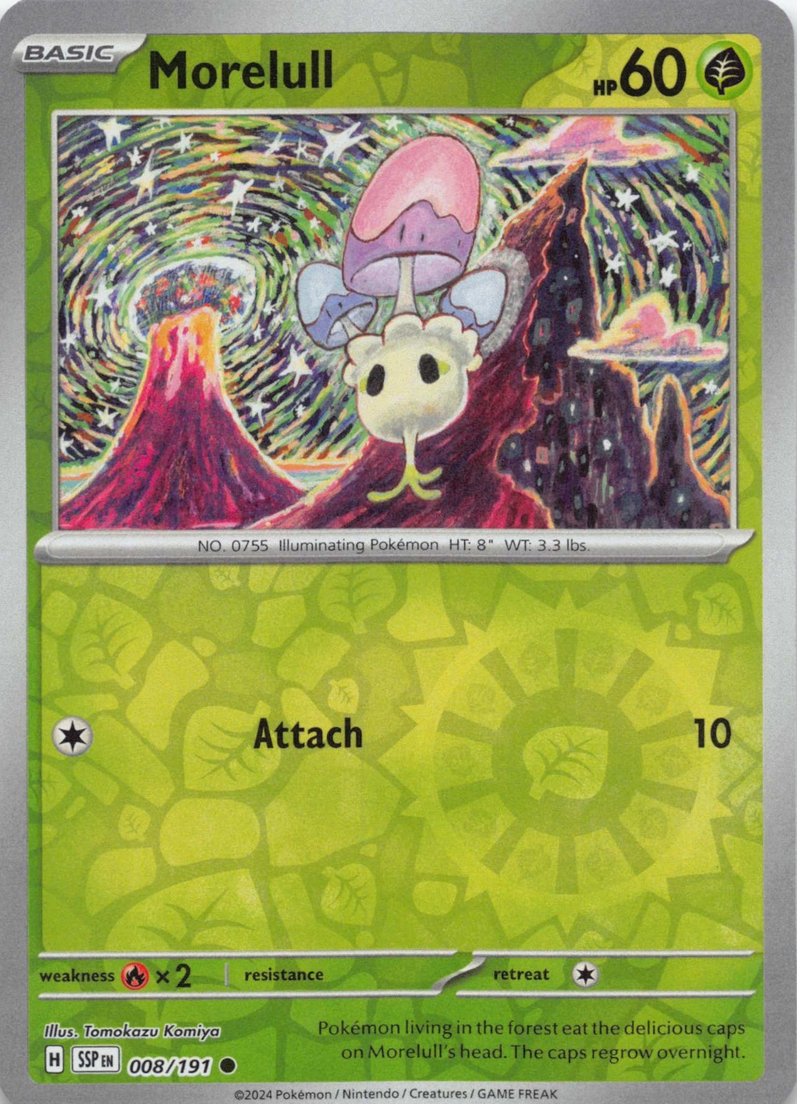 Morelull 008/191 Reverse Holo NM