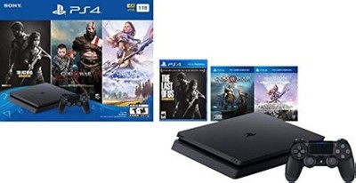 Play Station 4 1TB HDD Only On PlayStation PS4 Console Slim Bundle With Video