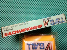 V'BALL W/box Instruction CIB Nintendo Famicom FC Cartridge  New  