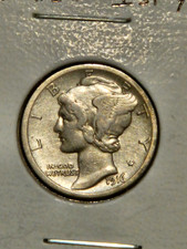 1916 MERCURY DIME
