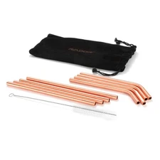 Handcrafted 100% Pure Copper Moscow Mule Mugs Hammered Finish 16 Oz. Gift Set (8