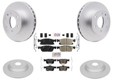 For Lincoln Corsair Hybrid 2021 2023 2025 GEO Coated Disc Brake Rotors & Pads