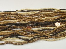 20 Strands 15" Assorted Sizes India Handmade Water Buffalo Bone Beads DNG-9   