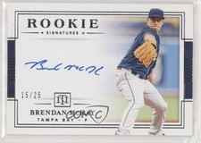 2020 Panini National Treasures Rookie Signatures 15/25 Brendan McKay Auto 0a8t