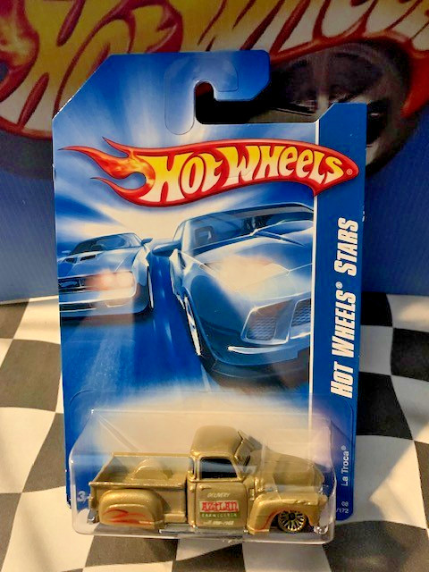 Hot Wheels 2008 All Stars 2/36 02 La Troca 1950 Chevrolet 3100 GOLD 5SP
