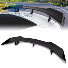 Fit 16-23 Chevy Camaro LT LS Gloss Black Rear Trunk Wing Spoiler 1LE Style