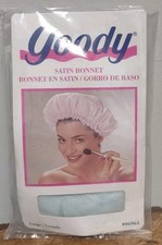 Vtg 1996 Goody Satin Bonnet Large Light Blue New Open 06963