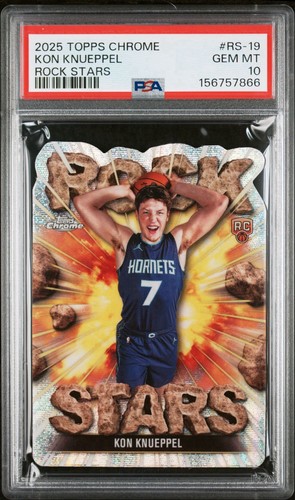 2025 Topps Chrome Kon Knueppel Base (PSA 10)