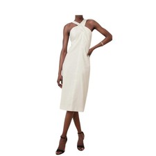 Banana Republic Petite Linen-Blend Midi Dress Size 8 Petite NWT