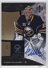 2015 Ultimate Collection Rookies /299 Tier 1 Autographed Linus Ullmark Auto f0l