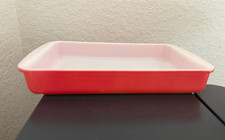 Vintage Pyrex Flamingo Pink 232 Rectangular B...