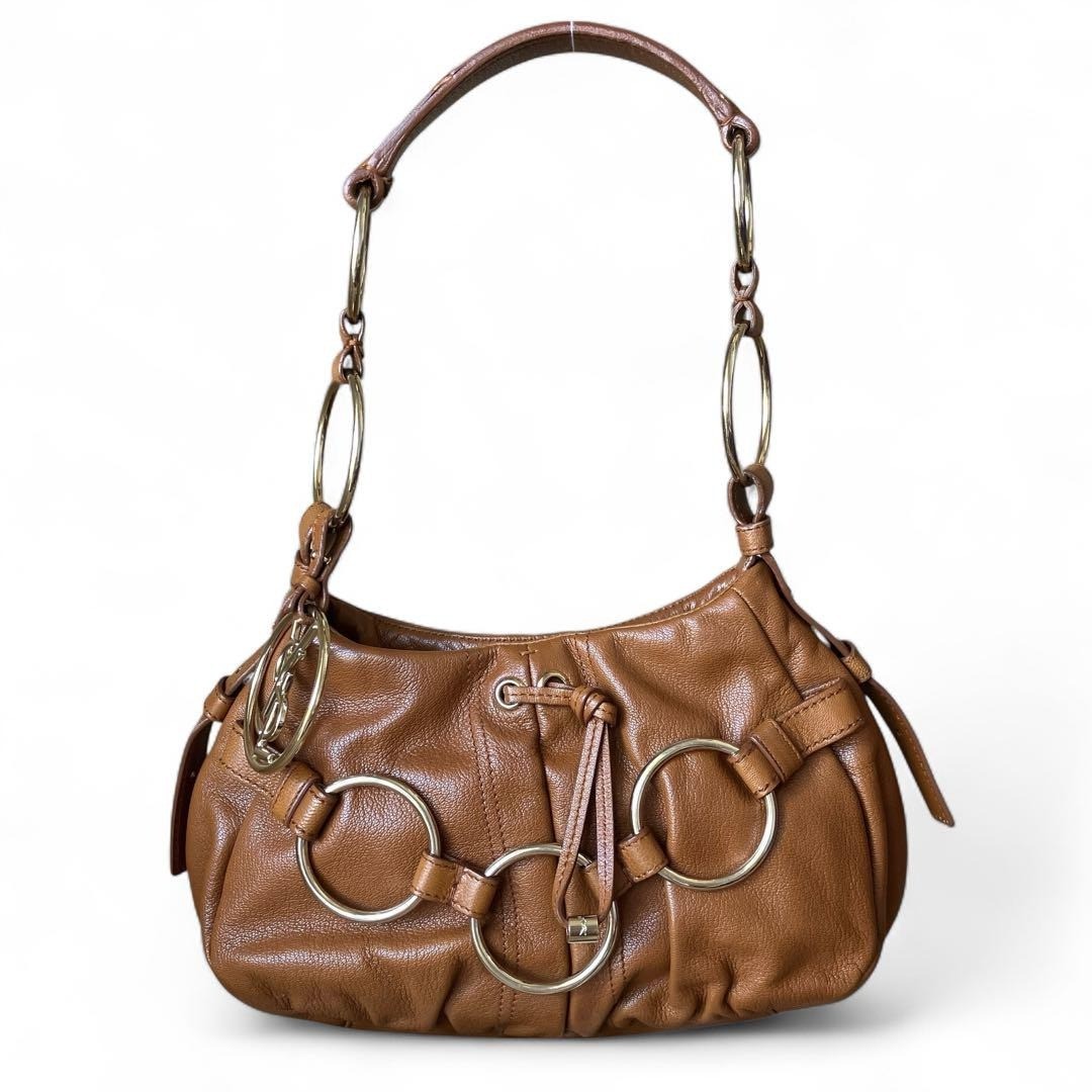 Yves Saint Laurent Rive Gauche Shoulder Bag Y2k Leather
