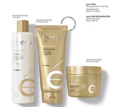 Esika Esens Pro Repair Restauracion Capilar Shampoo, Conditioner And Mask