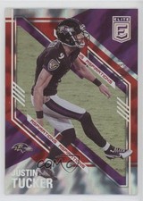 2021 Panini Donruss Elite Aspirations Shimmer 370/499 Justin Tucker #93 0v7a