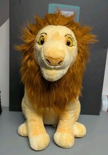 Disney Store  Authentic  The Lion King Adult Simba Animal Stuffed Plush 18  