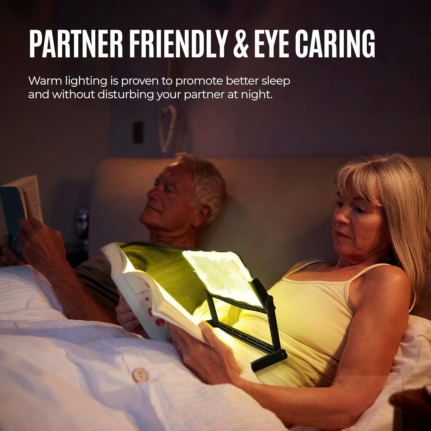 Patented 5X Large LED Page Magnifier with Detachable Stand | Eye Caring 3 Col...