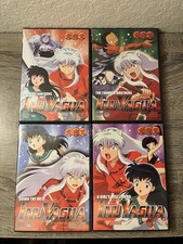 InuYasha Vol 1 2 3 4 Vintage Anime Set Lot Of 4 VG Tested TV Show 2002
