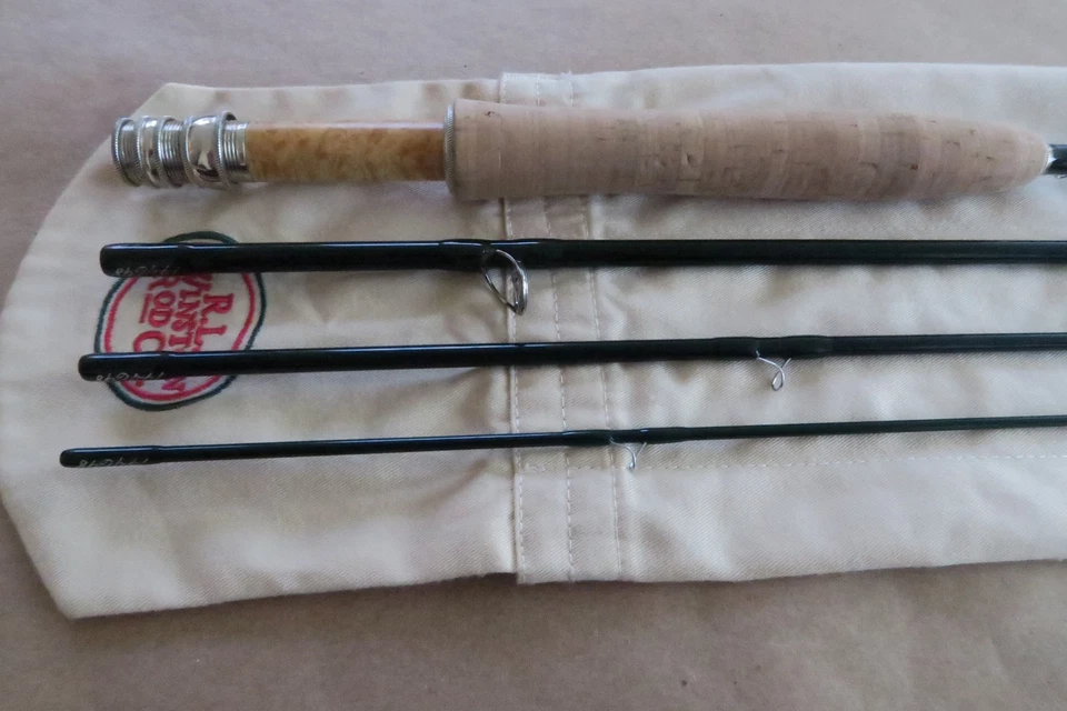 Caña de pescar con mosca Winston Boron IIIx, 8’6” 4wt 4 piezas, tubo + calcetín, hecha en EE. UU., ¡¡BONITA!!! Foto 2 de 4