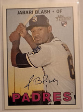 2016 Topps Heritage | Jabari Blash | 597 | ROOKIE | Padres
