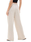 ATHLETA Retreat Linen Drawstring Wide Leg Pant XS Natural Undyed $95 851038 — photo 3