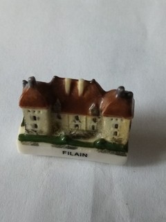 Fève Plate Château De Haute Saône Filain