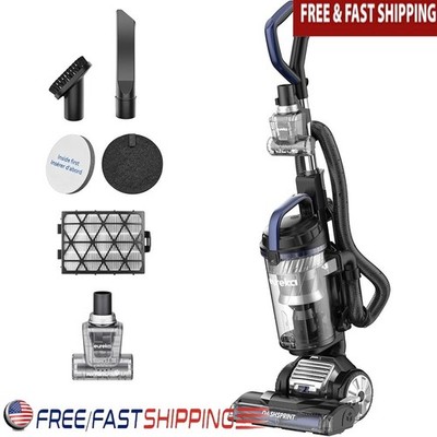 Anti-Tangle Brush Vacuum W/ Dual Motor Suction & Swivel Steering Accessories New