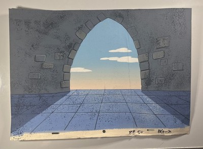 Animation cel BACKGROUNDS production art cels anime vintage cartoons Disney BG36