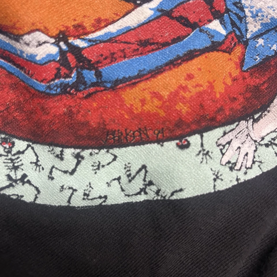 1994 SUPER RARO Camiseta de Concerto Mojo Presa com Hit Frontal e Traseiro Tamanho G - Imagem 2 de 4